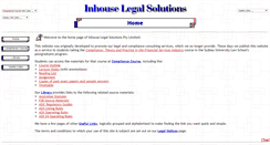 Desktop Screenshot of inhouselegal.com.au